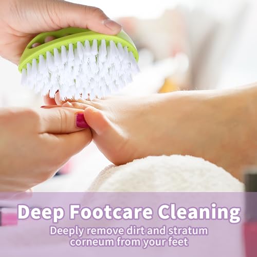 Amaxiu Hand Nail Brushes, 2pcs Grip Clean Heavy Duty Nail Brushes for Cleaning Fingernails Nylon Firm Stiff Bristles Deep Clean Scrubber for Mechanics Gardeners Hand Under Nails Toes(Green, Purple) | Nylon Firm Stiff Bristles Deep Clean Scrubber for Mecha