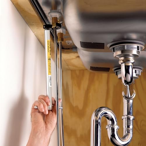 Hanpex 11-Inch Adjustable Basin Wrench for 3/8'' to 1-1/4'' with Spring-loaded Jaw, Sink Wrench for Tight Space Use