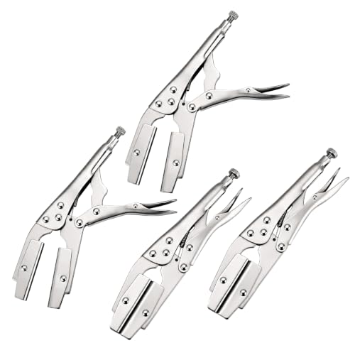 10" Self-Locking Hose Pinch Off Pliers 4 Pack, Radiator Line Clamp