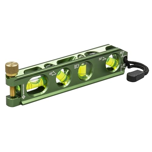 Greenlee L77 Mini Magnetic Bubble Level with Conduit Bending Offset Aid