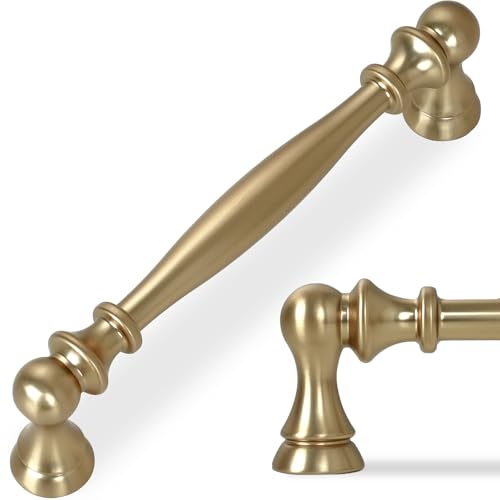 10 Pack 5 Inch(128mm) Kitchen Cabinet Handles Champagne Bronze Cabinet Pulls Zinc Alloy Drawer Pulls Solid Kitchen Hardware - color: Champagne Bronze, size: 5'' Hole Center(128mm)