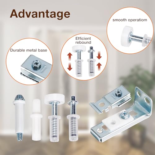 Bifold Door Hardware Repair Kit, 1-Pack Bifold Closet Door Hardware Kit Folding Door Hardware Repair Replacement Tool Kit - style: 1 Pack Silver