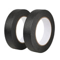 2 Pack Black Painters Tape 1 inch Wide Black Masking Tape Paint Tape Paper Tape 1 inch x 55 Yards x 2 Rolls (110 Yards in Total) - color: Black, size: 1 Inch (2-Pack)