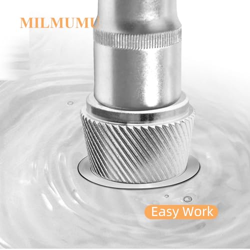 MILMUMU Tub Drain Extractor-Removes Stubborn Tub Drains, Inner 1.52"to 1.7" - color: Silver