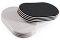 Heavy Duty Furniture Sliders for Carpet, 8 PCS 9-1/2" x 5-3/4" - size: 9-1/2 inch x 5-3/4 inch 8 PCS (Oval)