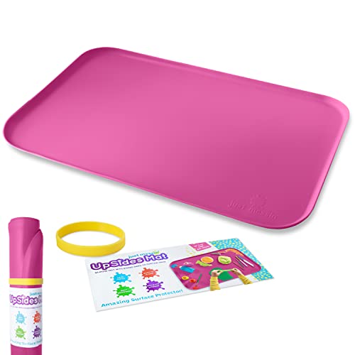 Just Messin’ Silicone Arts and Crafts Mat for Kids, 16" x 26", Pink - color: Pink, size: 16" x 26"