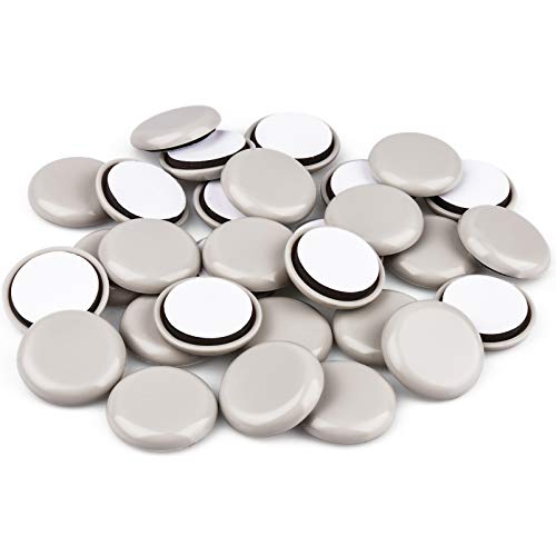 24PCS Furniture Sliders for Carpet & Hardwood Floors,1-1/2" Chair Sliders - size: 1 1/2 Inch Round