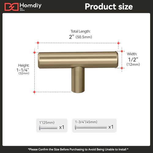 homdiy 15Pack Single Hole Knobs Cabinet Handles Champagne Bronze Kitchen Cabinet Pulls Drawer Pulls for Dresser Drawers - color: Champagne Bronze, size: Single Hole Knobs