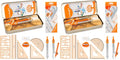 YPLUS Geometry Set, Protractor and Compass Set for Students, 11Pcs (Pack of 2) - size: 1 Count (Pack of 22)