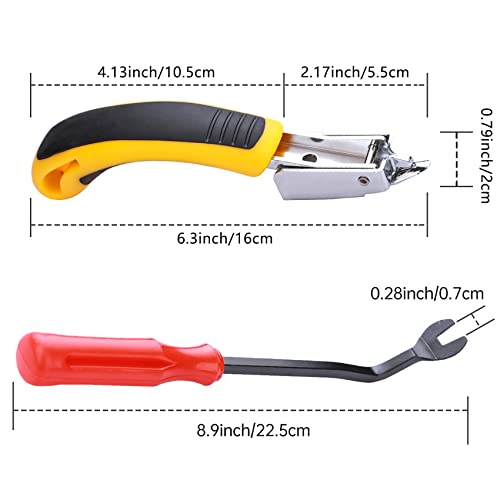 2PCS Upholstery and Construction Staple Remover with Tack Puller Tool - style: Style 2