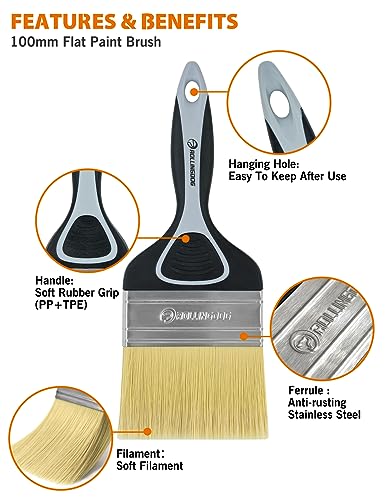 ROLLINGDOG 9 Inch Paint Roller Kit - color: 11 pc paint roller kit with drop cloth