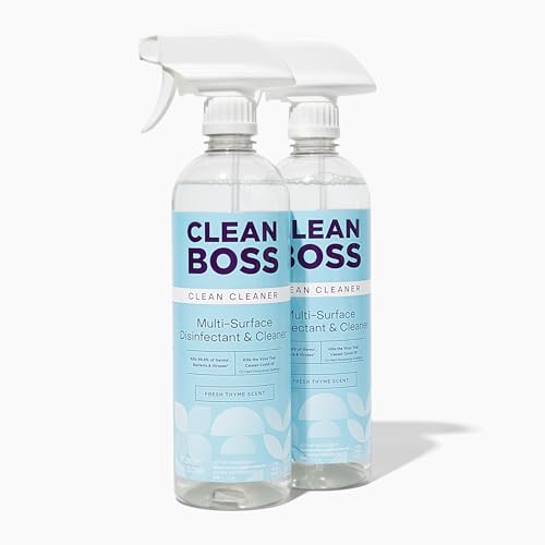 CleanBoss Botanical Disinfectant - 24 oz 2-Pack Multi-Surface Cleaner