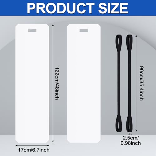 Wenqik 2 Pcs Appliance Sliders with Pull Strap Fridge,48.03 X 6.69 Inches - size: 48.03 x 6.69 Inches