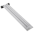 Ultra Precision Marking T-Rule Hole Ruler Stainless Scribing Mark Carpenter Line Carpenter Measuring Tool(12 inches) - size: 12 inches
