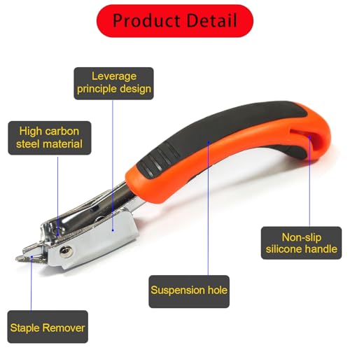Staple Remover, Staple Puller Tool, Upholstery and Construction Heavy Duty Staple Remover, Strength Staple Puller Removing All Kinds of Staples(2 pcs) - style: Style2