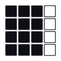 Ezprotekt Furniture Sliders for Carpet, 2.5" 16Pcs Furniture Movers Sliders - color: Black, size: 2.5" x 2.5"