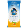 Pledge pH Balanced Multi Surface Cleaning Wipes, Fresh Citrus, 25 Ct, 1 pk - size: 25 Count (Pack of 1)