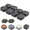 EclatBain Adjustable Bed Risers 3&4.3 Inch, 4000 lbs, 8 Pack Black - color: Square-8 Pack-black, size: 1 Layer(1.5inch)