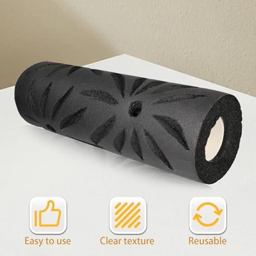 Poinsettia Style Pattern Drywall Texture Roller, 9-inch