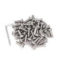 20pcs 1/4"-20 x 1/2" Pan Head Machine Screws, Phillips Drive, 304 Stainless Steel 18-8, Bright Finish, Fully Machine Thread - size: 1/4 x 1/2 Inch(20pcs)