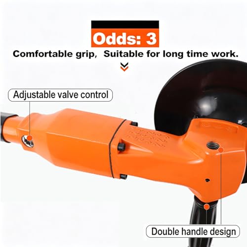 7" Pneumatic Orbital Sander Polisher, 4500 RPM Adjustable Speed Air Tool