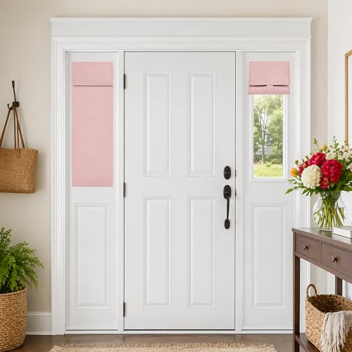 Vatge Pink Classroom Door Window Cover, 1 Panel, W8 x L36, Baby Pink - color: Baby Pink, size: 8"W x 36"L (Pack of 1)