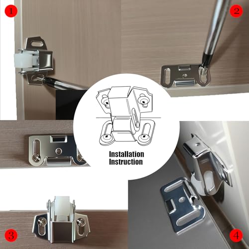 Mailbox Replacement Roller Catch Latch, 2 Packs RV Screen Door Locks