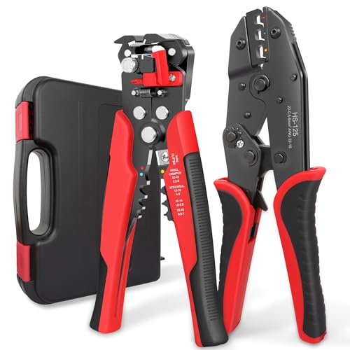 Kuject Wire Stripper Crimping Tool for Heat Shrink Connectors