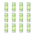 HARFINGTON 12pcs Mini Cylindrical Bubble Spirit Level Vials 6x15mm - size: 6x15mm