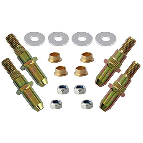 LEDAUT Door Hinge Pin and Bushing Repair Kits for 1999-up GMC Sierra Silverado Chevy Truck SUV - size: OT264