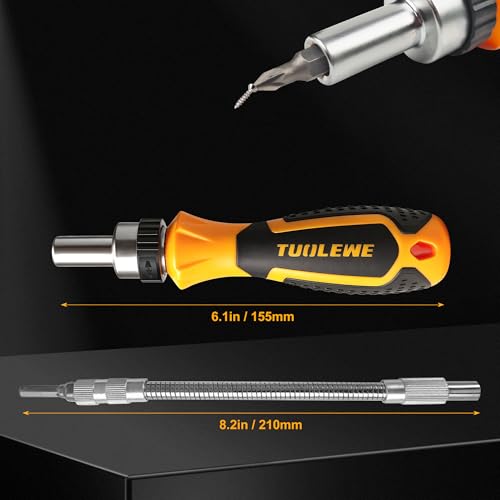 58 in 1 Ratcheting Screwdriver Set with Flexible Shaft