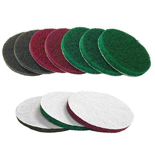 4 Inch 26 PCS Scouring Pads Drill Brush Power Scrubber Cleaning Kit - size: 4 Inch 26 Pieces