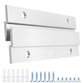 French Cleat Picture Hanger, 4 Inch Aluminum Z Hanger, 5 Pairs - size: 4inch-5Pairs, style: Standard thick