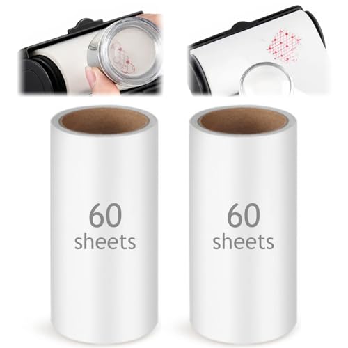 Nail Stamper Cleaner Refill Roll, 120 Adhesive Sheets - color: 2 Refills