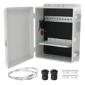 Joinfworld Vented Outdoor Electrical Box 16x11x6 - size: 15.7"x11"x5.9" Stainless Steel Buckle