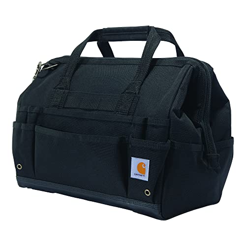 Carhartt Onsite Tool Bag, Durable Water-Resistant, Tool Storage Bag, Heavyweight, 16-Inch, Black