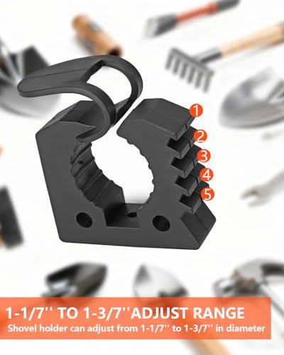 Shovel Holder for Roof Rack & Truck Bed & Molle Panel - size: With Screws