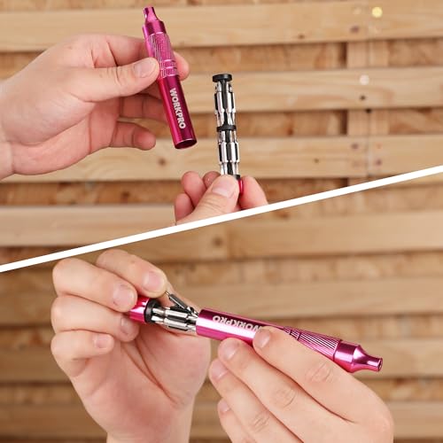 WORKPRO 24 in 1 Multi Bit Mini Screwdriver Set Magnetic, Pink - color: Pink