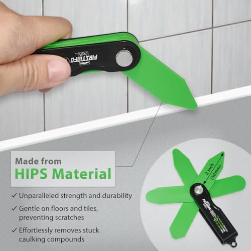 FIRSTINFO Patented 5-in-1 Folding Silicone Caulking Tool Kit