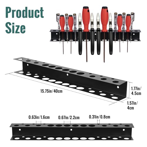 RECAPS 15.75" Screwdriver Pliers Holder Wall Mount