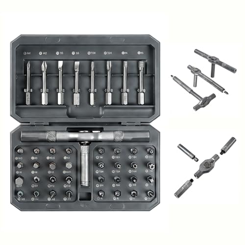 42 in 1 Magnetic Ratchet Screwdriver Set With Case - size: 42 in 1