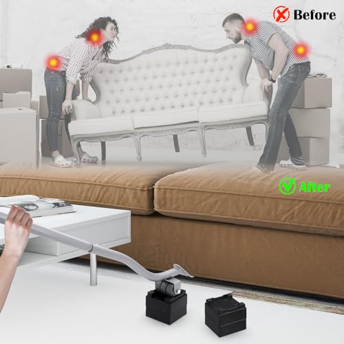 22" Furniture Lifter Tool, Appliance Metal Lifter for Heavy Furniture Grey - size: Grey-22 IN
