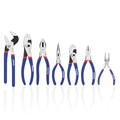 WORKPRO 7-Piece Pliers Set, Pliers Tool Set with Comfort Grip, Blue - color: Blue