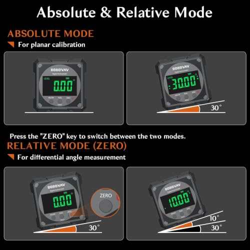 4-side Magnetic Digital Angle Gauge with Laser(Class 2, ＜1mW Output), 4 * 90° Rechargeable Electronic Inclinometer Protractor Level Gauge for Woodworking Tablesaw- Black Gray - color: Black Gray