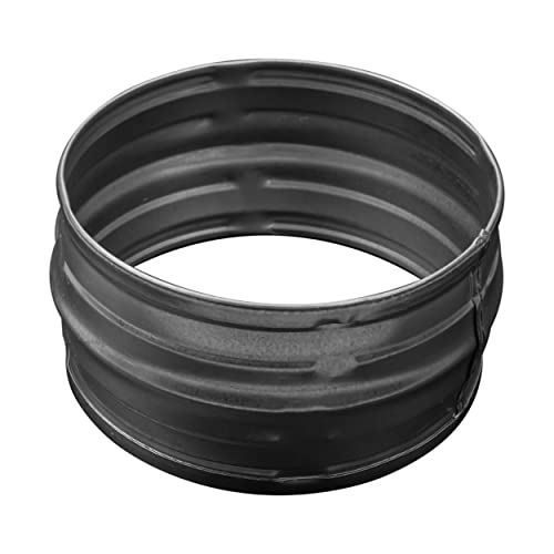 Galvanized Metal 8 Inch Duct Couplings - No Gaskets - Dryer Vent Connector - size: 8 Inch