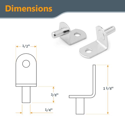 POWERTEC Shelf Pin Jig with 1/4" Self Pin Bit, 1/4" 100PCs L-Shaped Shelf Pegs, Woodworking Tools for Installing Shelf Pegs and Pins, Shelf Pin Drilling Jig for Making Shelves and Cabinet (71909) - size: Shelving Jig Kit | 1/4” Spoon Pins & L-Brackets