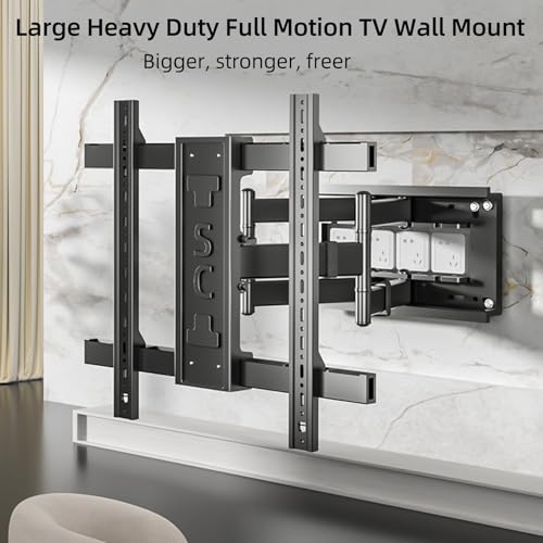 1.7" Ultra Slim TV Wall Mount for for 50-90 inch TV Hold 187 lbs