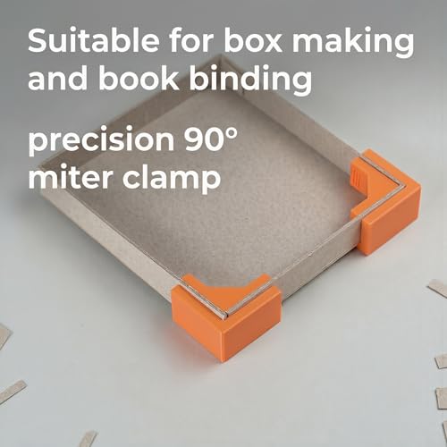 4-Pack Magnetic 90 Degree Positioning Squares for Craft Box Making