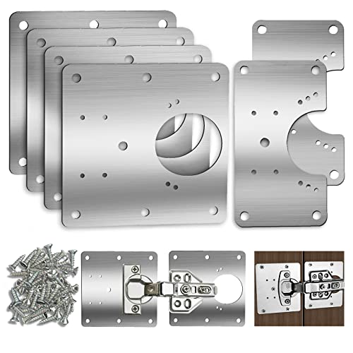 Cabinet Hinge Repair Plate Hinges Repair Fixing Plates Cabinet Repair Board - size: Large & Small
