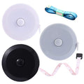Measuring Tape Retractable, 60 Inch Soft Fabric Tape Measure for Body, Push Button Sewing Measurement Tape for Cloth Waist(3 Pack/Silver Black White) - color: Silver, Black, White